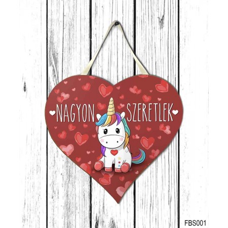 Nagy Fali Dekor Szív Táblák 27,5 x 26,5