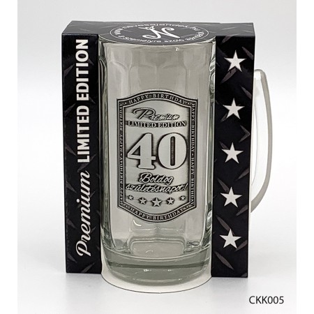 Fémcímkés Söröskorsó 0,3