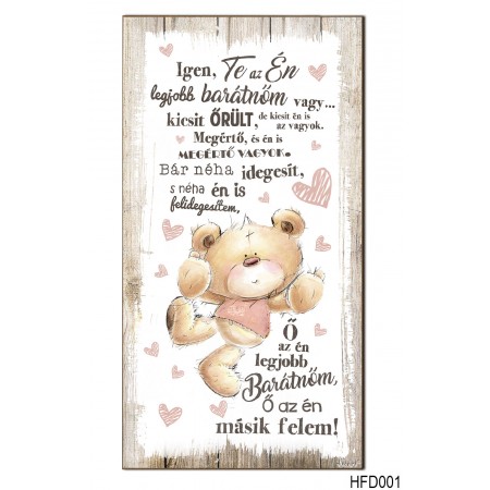 Dekor Hűtőmágnes Tábla