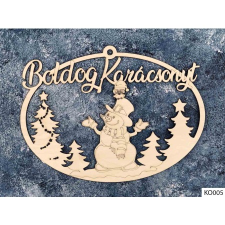 Karácsonyi Ajtódísz