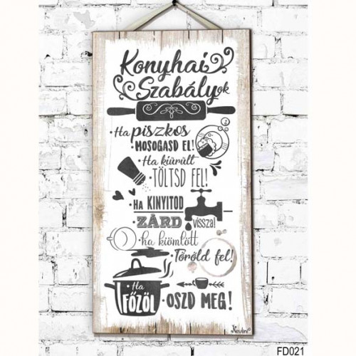 Dekor Tábla Feleségnek