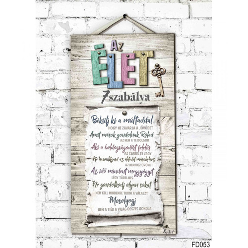 Dekor Fa Tábla Férfiaknak