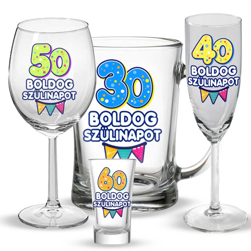 Születésnapi Poharak