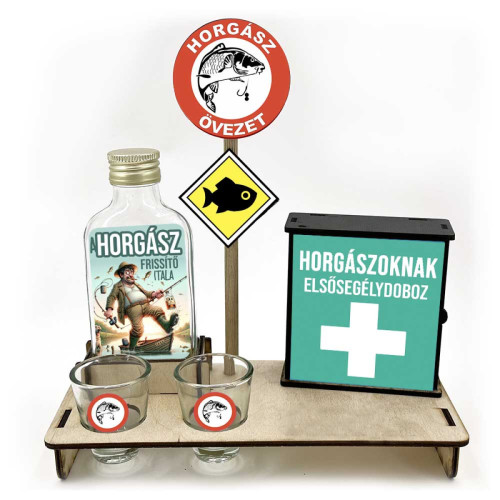 Ital Kínálók és Pálinkás Szettek Horgászoknak