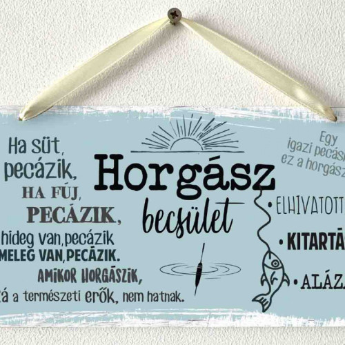 Dekor Táblák Horgászoknak