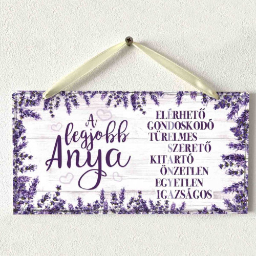 Kicsi Dekor Tábla Anyák Napjára