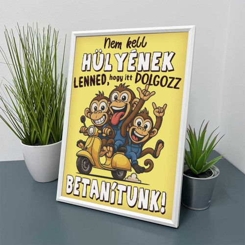 Vicces Képek Kerettel (21×30 cm)