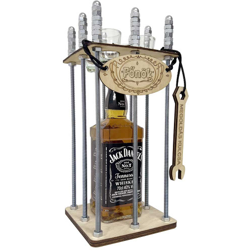 Fém Rácsos Börtönös Italtartó