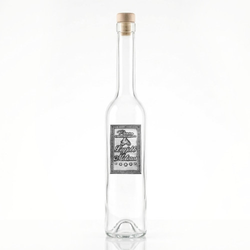 Fémcímkés Svéd Pálinkás Üvegek 500ml