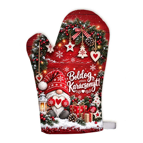 Karácsonyi főzőkesztyűk