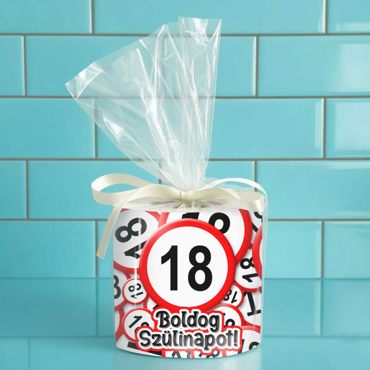 Vicces WC Papír 18. Születésnapra – 18 Boldog Szülinapot felirattal - Poénos Ajándék 18 Éveseknek, 18. Szülinapi Ajándék