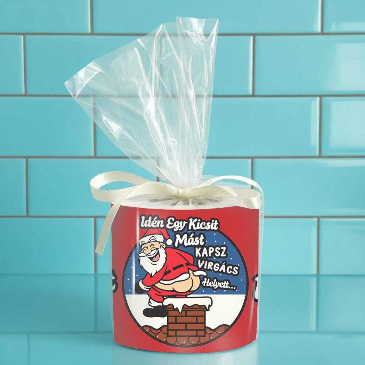 Vicces WC Papír – Idén Egy Kicsit Mást Kapsz Virgács Helyett Toalett Papír - Vicces Ajándék Mikulásra Karácsonyra