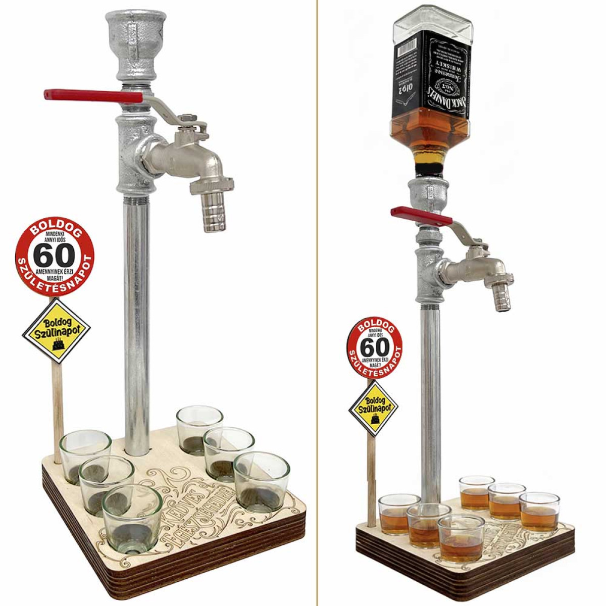 Vicces Italadagoló Csap - Boldog 60. Szülinapot - Vicces 60. Születésnapi Italos Ajándék