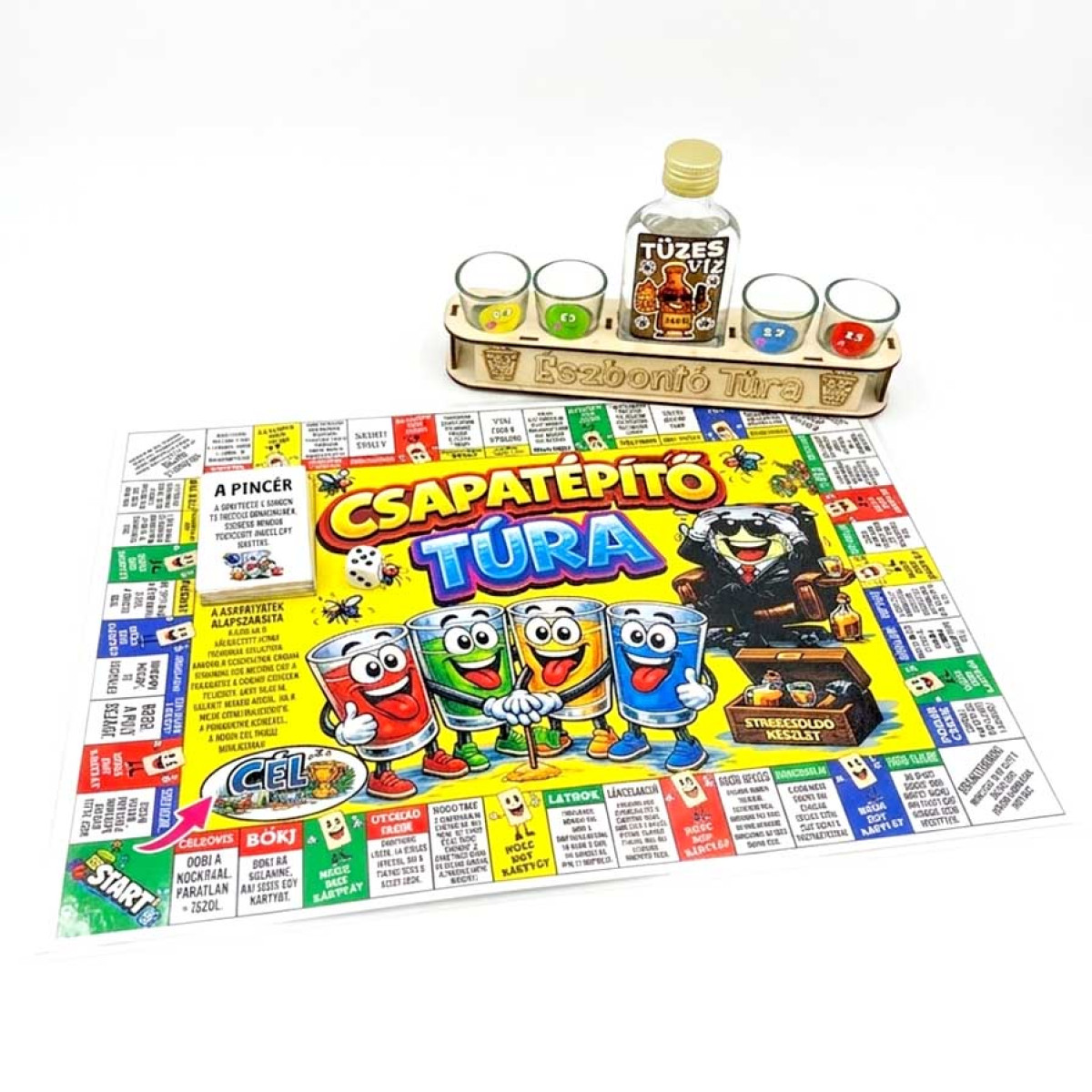 Észbontó Túra - Csapatépítő Túra - Vicces Ivós Társasjáték Csapatépítő Játék