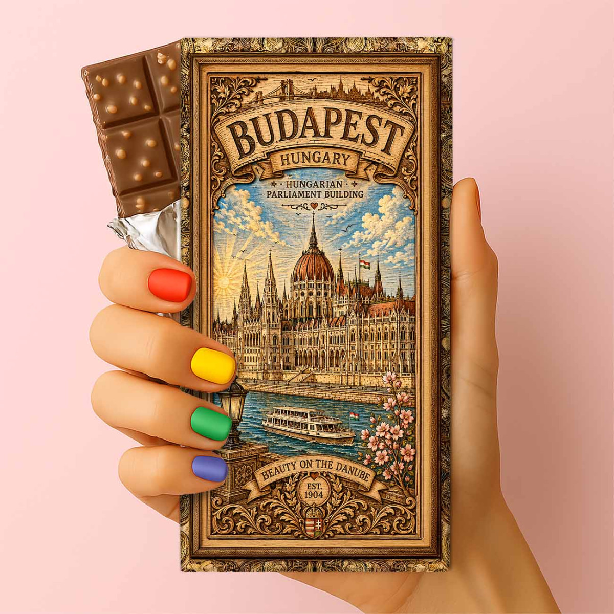 Csoda Csoki - Vintage Budapest Parliament csoki – exkluzív budapesti szuvenír csokoládé