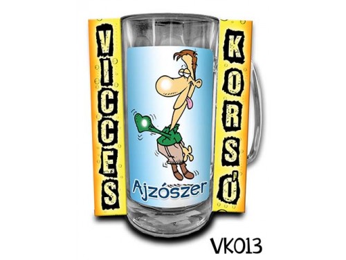 (VK013) Vicces Korsó 0,3 L - Ajzószer – Vicces Ajándék