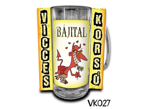 (VK027) Vicces Korsó 0,3 L - Bájital – Vicces Ajándék