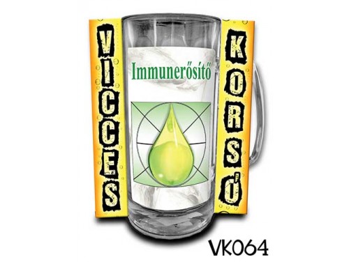 (VK064) Vicces Korsó 0,33 L - Immunerősítő – Vicces Ajándék