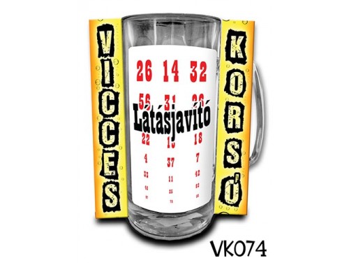 (VK074) Vicces Korsó 0,3 L - Látásjavító – Vicces Ajándék