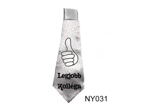 (NY031) Nyakkendő 37 cm x 13 cm - Legjobb Kolléga - Ajándékok Kollégának