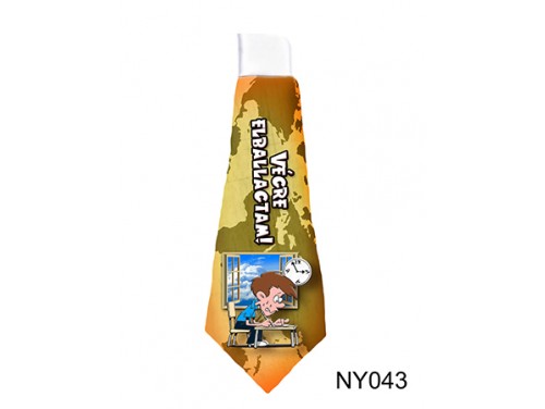 (NY043) Nyakkendő 37 cm x 13 cm - Végre elballagtam - Ballagási Ajándékok