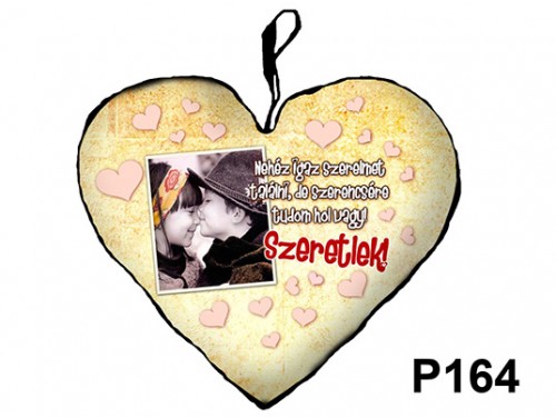 Szerelmes Ajándék - Valentin Napi Ajándék - Nehéz igaz szerelmet – Nagy Szív Párna