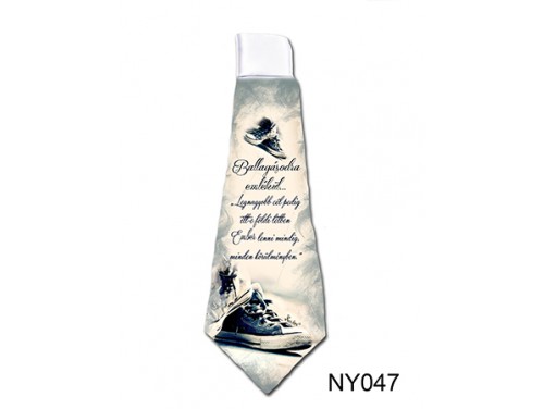 (NY047) Nyakkendő 37 cm x 13 cm - Legnagyobb cél - Ballagási Ajándékok