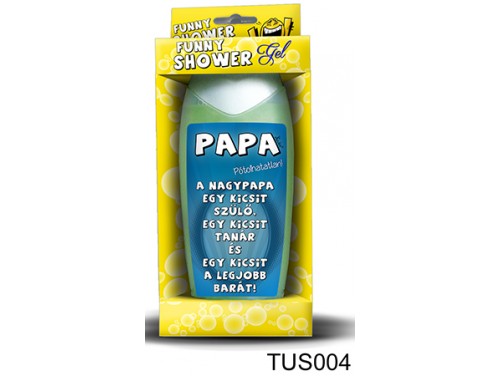 (TUS004) Tusfürdő 300 ml - Papa - Ajándékok Nagypapáknak