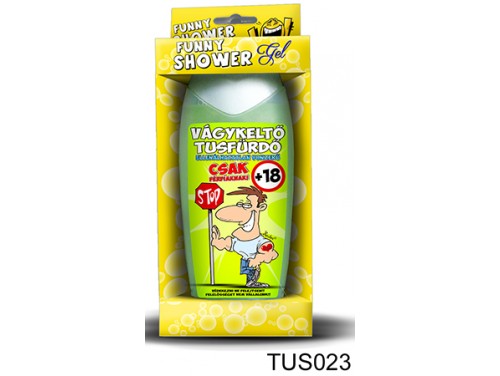 (TUS023) Tusfürdő 300 ml - Vágykeltő tusfürdő - Ajándék férfiaknak - Vicces ajándékok