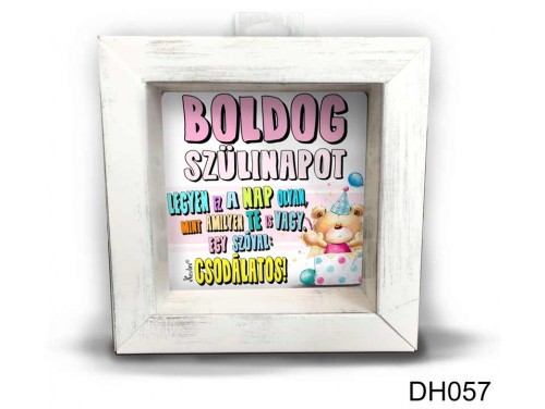 (DH057) Kicsi 3D Képkeret 11,2 cm x 11, 2 cm - Csodálatos női - Szülinapi Ajándékok - Ajándék Ötletek