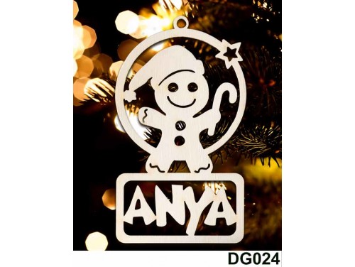 (DG024) Karácsonyi Díszgömb - Anya Mézi – Karácsonyfa díszek – Karácsonyi ajándék ötletek