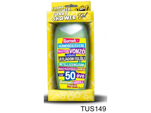 (TUS149) Tusfürdő 300 ml - 50 éve – Vicces 50. szülinapi ajándék