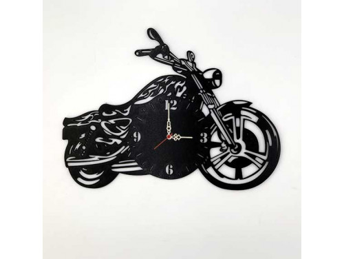 Falióra - Harley motor fekete - Motoros Ajándék