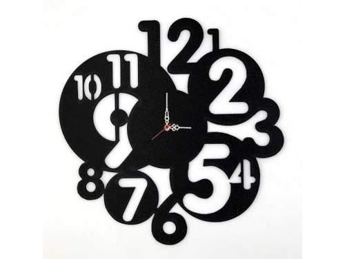 Falióra - Számos óra szép fekete - Óra Ajándék Ötletek