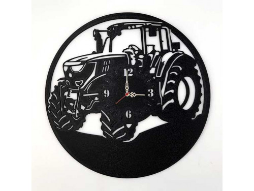Falióra - Traktor fekete - Traktoros Ajándék