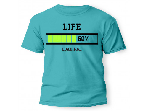 Férfi Póló - Life 60% - Vicces pólók -  60. Szülinapi Ajándék