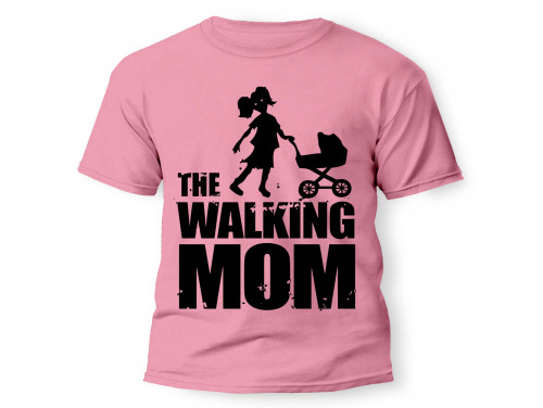 Vicces Pólók - The walking Mom - Vicces anya póló, Ajándék Anyának