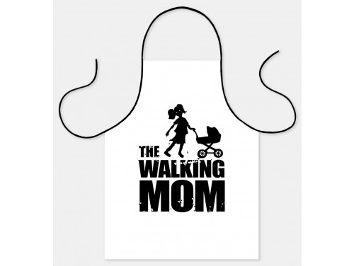 Vicces Kötény - The walking Mom - Vicces Ajándék - Ajándék Anyának