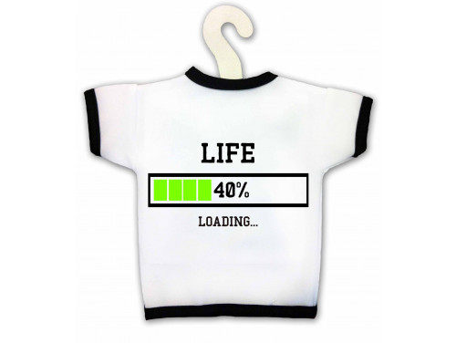 Vicces Üvegpóló - Life 40% loading  - Vicces Ajándék - 40. Szülinapi Ajándék