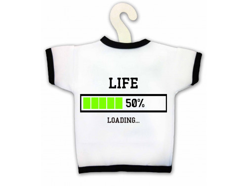 Vicces Üvegpóló - Life 50% loading  - Vicces Ajándék - 50. Szülinapi Ajándék