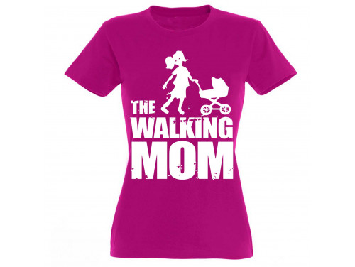 Vicces Pólók - Női Póló - The walking Mom  - Vicces Ajándék - Ajándék Anyának