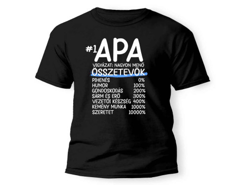 Vicces Pólók - APA - Vicces Ajándék Apának - Apák Napi Ajándék