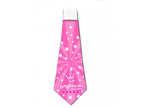 (NY094) Nyakkendő 37x13 cm - Lánybúcsú folyamatban - Lánybúcsús Ajándékok