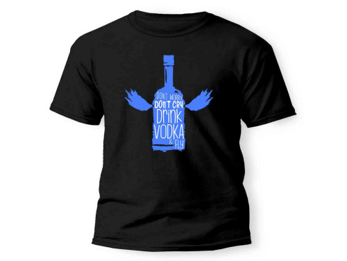 Vicces Pólók - Drink Vodka - Unisex, Női, Férfi Póló - Ajándék Férfiaknak, Nőknek