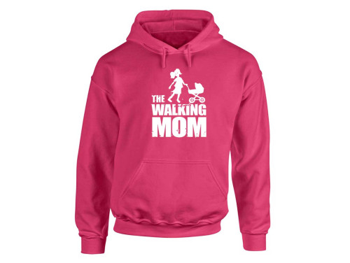 Pulóver Anyának - The walking MOM - Vicces sorozatos pulóver - Ajándék Anyának
