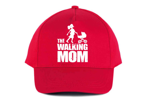 Vicces Baseball Sapka - The walking Mom - Baseball Sapka - Ajándék Anyának