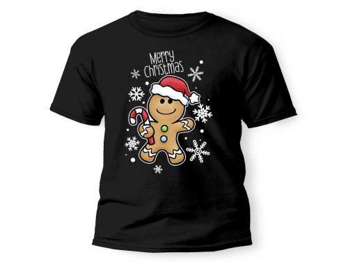 Vicces Karácsonyi Pólók - Mézeskalács Merry Christmas - Karácsonyi póló - Karácsonyi Ajándék