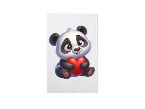 Konyharuha - Kis Törölköző - Kéztörlő - Panda maci - Ajándék Ötlet Valentin Napra