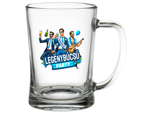 (SS012) - Söröskorsó - 500 ml - Legénybúcsú Party - Ajándék Legénybúcsúra - Legénybúcsú Party kellék