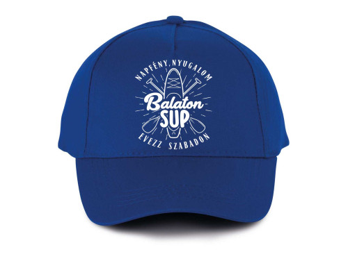 (BS269) Balatonos Baseball Sapka - Napfény, Nyugalom Evezz Szabadon Balaton SUP - Balatonos Ajándék - Balaton Souvenir - Balaton SUP Ajándék